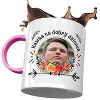 Kubek Różowy Sławomir Mentzen Xd Na Prezent Z Nadrukiem Ze Zdjęciem