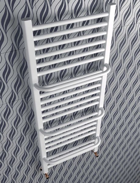 GRZEJNIK ŁAZIENKOWY POWER 1350x550 BIAŁY MAT STR zdjęcie 5