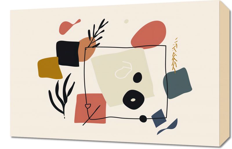 Obraz 60x40cm Abstrakcyjny Dialog zdjęcie 1