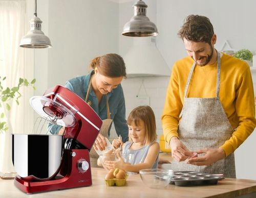 Robot kuchenny Clatronic CZERWONY 1500W Mocny Planetarny na Arena.pl