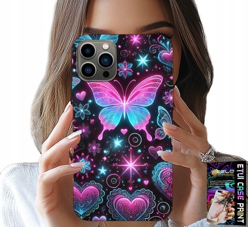 ETUI DO IPHONE 11 PRO - KOLOROWY MOTYLEK SERCE MODNE WZORY CASE na Arena.pl