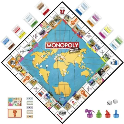 HASBRO GRA MONOPOLY PODRÓŻ DOOKOŁA ŚWIATA na Arena.pl