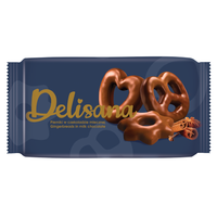 Delisana Pierniki precle w czekoladzie mlecznej 400g