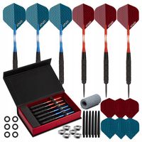 Rzutki Lotki Dart do tarczy sizalowej Matepro steel tips ostre 6szt.