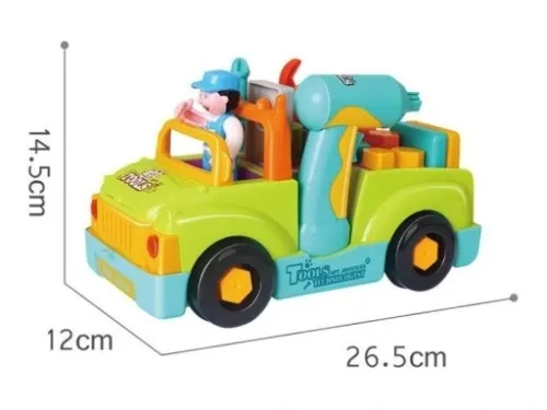 Auto samochód do rozkręcania i skręcania narzędzia zestaw prezent dzieci na Arena.pl