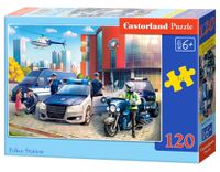 puzzle 120 el. police station castorland