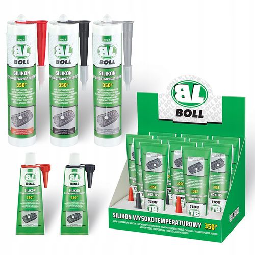 silikon wysokotemperaturowy czerwony 290ml boll na Arena.pl