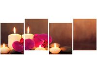 45CM 120 OBRAZ 4 ELEM ROMANTYCZNY WIECZÓR ŚCIENNY