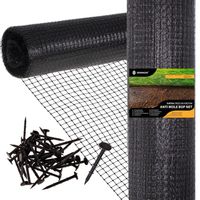 SIATKA NA KRETY PRZECIW KRETOM MOCNA PREMIUM 1x25m 30g WYTRZYMAŁA +KOŁKI