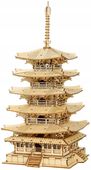DREWNIANE PUZZLE 3D MODEL DO SKLEJANIA AZJATYCKA PAGODA