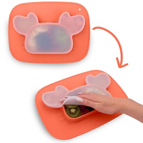 Talerzyk dla dzieci silikonowy do karmienia krab Ricokids na Arena.pl