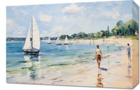 Obraz 60x40cm Życie na Brzegu