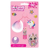 CHLAPU CHLAP Balsam do ust z brelokiem Unicorns - wata cukrowa 3.5 g