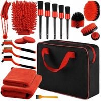 Zestaw Detailingowy do Czyszczenia Auta Szczotki Samochodowe Detailing 20sz