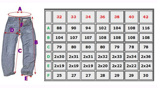 33 pas 90cm Spodnie regular klasyk -1305 na Arena.pl