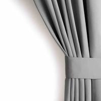 CURT/AH/BLACKOUT/PLEAT/SILVER/140X270/1PC