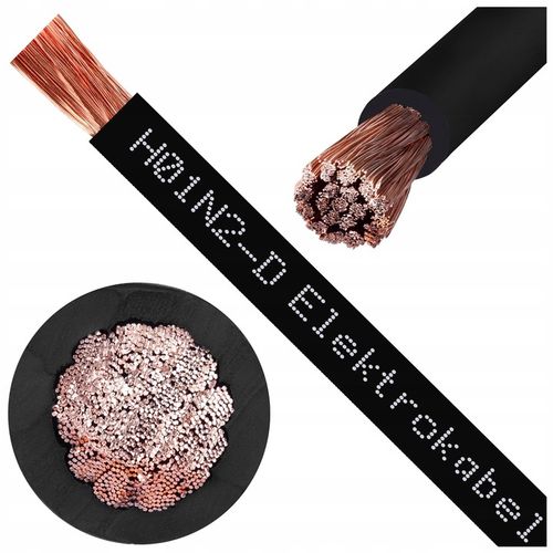 Kabel przewód spawalniczy OnS OS 16mm2 H01N2-D 100V masowy gumowy MIEDŹ 10m na Arena.pl