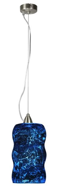 Trilogy zwis 1x60W E27 niebieski mały promocja zdjęcie 1