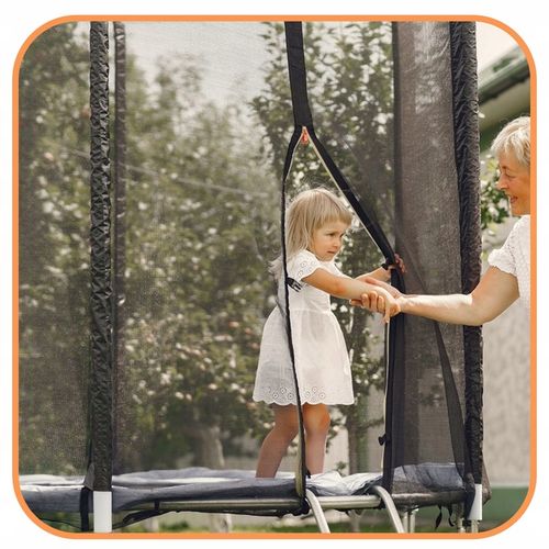 SIATKA DO TRAMPOLINY 10FT 300/305/312 cm ZEWNĘTRZNA MOCNA NA 6 SŁUPKÓW NÓG na Arena.pl