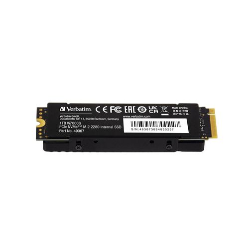 Dysk SSD Verbatim Vi7000G 1TB M.2 2280 PCIe Gen4 NVME (7400/5500 MB/s) na Arena.pl