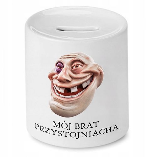 Skarbonka Dla Brata Mój Brat Przystojniacha Z Nadrukiem Ze Zdjęciem na Arena.pl