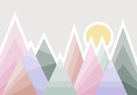 Fototapeta skandynawska,góry, dla dziecka 360x240