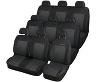 Opel Vivaro BUS 9os. 2001-2014 Pokrowce fotele szyte na miarę