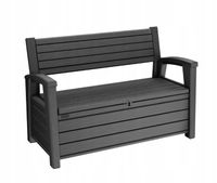 SKRZYNIA OGRODOWA ŁAWKA 227L ANTRACYT KETER HUDSON