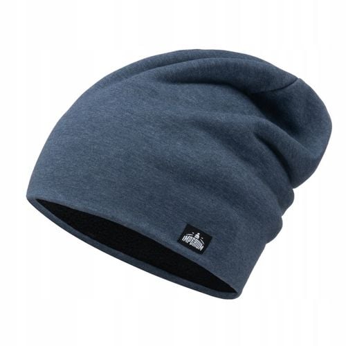 Czapka zimowa męska na polarze + komin Jeansowy na Arena.pl