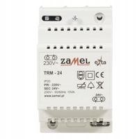ZAMEL EXTA TRANSFORMATOR TRM-24 na szynę TH35 230/24VAC 15VA IP20