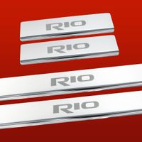 Listwa progowa KIA RIO MK3 Stal nierdzewna 304 połysk 4szt