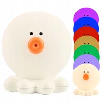 Lampka Nocna DZIĘCIĘCA OŚMIORNICA RGB LED