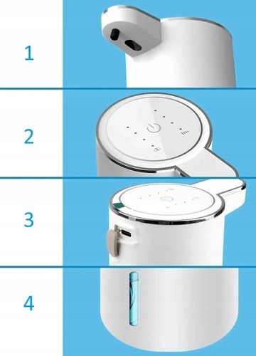 Bezdotykowy automatyczny dozownik mydła żelu szamponu dyspenser płynów na Arena.pl