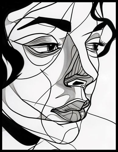 Plakat 50x65cm Portret Kobiecy na Arena.pl
