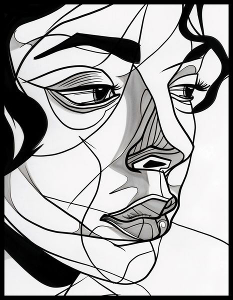 Plakat 50x65cm Portret Kobiecy zdjęcie 2