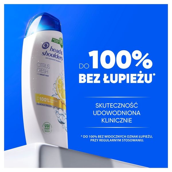 Head & Shoulders Citrus Fresh Przeciwłupieżowy szampon do włosów 800ml zdjęcie 7