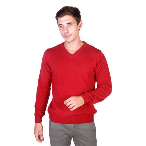 Trussardi sweter męski czerwony M na Arena.pl