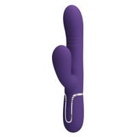 Pretty Love - Mariana Dark Purple, 7 Vibration Functions, 7 Thrusting Setti