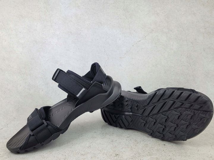 ADIDAS TERREX HYDROTERRA ID4269 BUTY MĘSKIE SANDAŁY NA RZEP CZARNE TRAXION zdjęcie 6