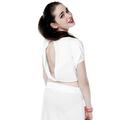 TOP CROP ŁEZKA /BIAŁY na Arena.pl