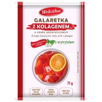 Galaretka Pomarańczowa z Kolagenem, 71g - Zdrowy Deser Bez Cukru