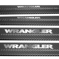Listwa progowa JEEP WRANGLER MK3 JK Stal nierdzewna 304 carbon 4szt