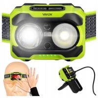 LATARKA LED CZOŁOWA AKUMULATOROWA CZUJNIK USB-C TWINBEAM 600LM PRO