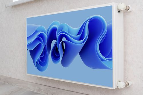 MASKOWNICA Magnetyczna Kaloryfer Niebieska Fala Abstrakcja 110cm x 60cm na Arena.pl
