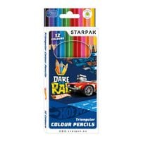 kredki ołówkowe 12kol hot wheels stk 1870