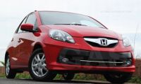 Honda Brio -Chromowane Listwy Grill Chrom Atrapy Zderzaka Tuning