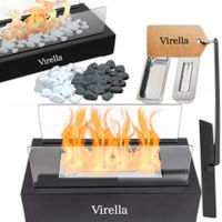 Virella Biokominek Wolnostojący Bezdymny Do Domu Ogrodowy Taras Bio Kominek