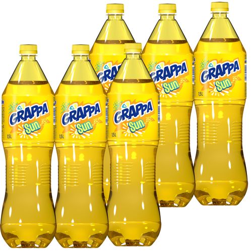 Grappa Sun Napój gazowany o smaku ananasowym 1,5 l x 6 sztuk na Arena.pl