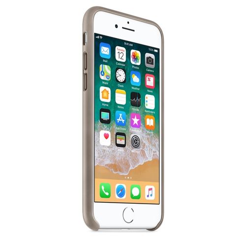 Apple iPhone 8 / 7 Leather Case - Taupe na Arena.pl