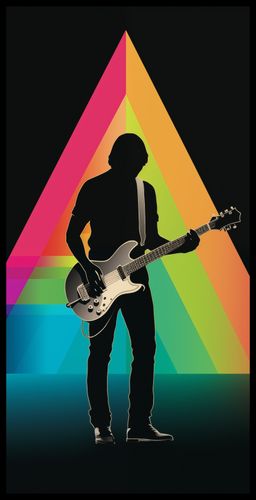 Plakat 50x100cm Pryzmat przez Gitarę na Arena.pl